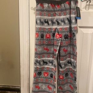 NWT Boys Cuddl Duds Pajama Pants Size 6/7